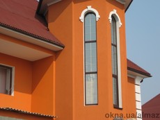 Ламинированные окна под дерево